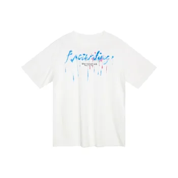 Voguo Relay 100% Cotton Short Sleeved T Shirt Unisex