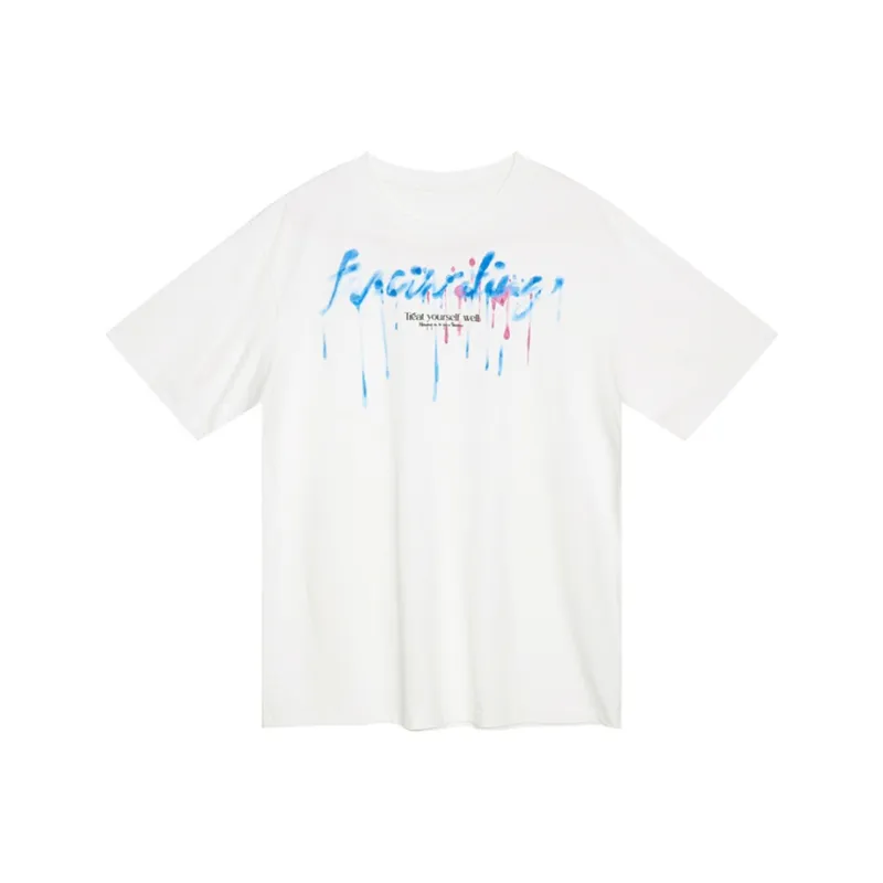 Voguo Relay 100% Cotton Short Sleeved T Shirt Unisex-0
