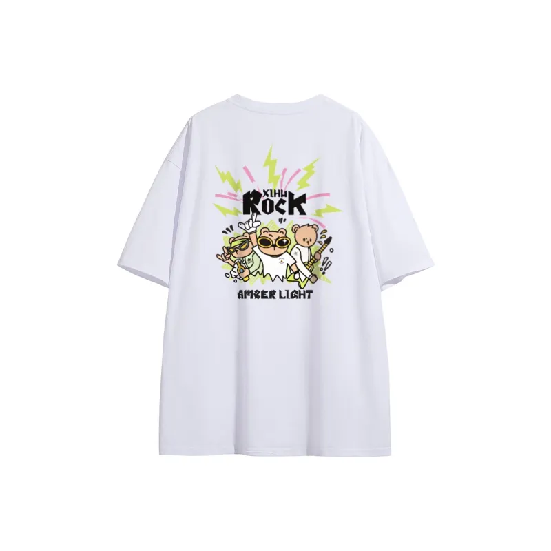 AMBER LIGHT AMBER LIGHT X XIHU ROCK Co branded Series T Shirts Unisex-9