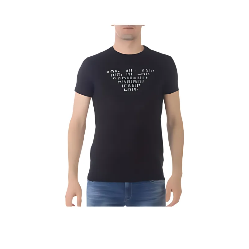 ARMANI JEANS T Shirts Men Black-0