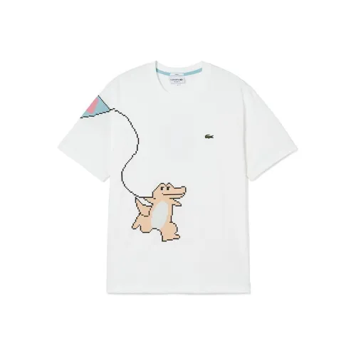 LACOSTE T Shirts Unisex White