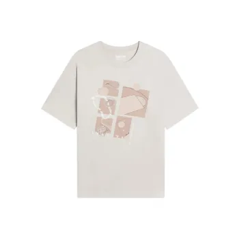 LINING Badfive T Shirts Unisex Seed Yellow Gray