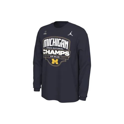 JORDAN Michigan Men's JORDAN College Long-Sleeve T-Shirt