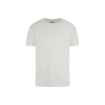 GUESS Signature Crewneck Tee T-Shirt Men's White