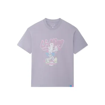 LiNing Regular T Shirt Unisex Smoked Gray Mauve