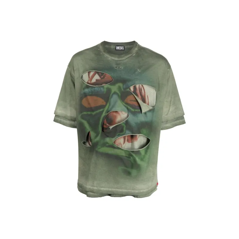 DIESEL T-Shirt Men's Moss Green-0