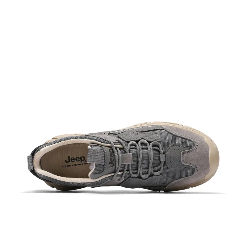 Jeep Anti Slip And Wear Resistant Grip Low Top Trekking Shoes Men's-7