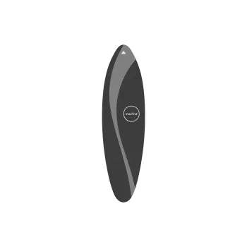 MAXFIND Double Kick Skateboard Fish Skateboard Land Surfboard Longboard Skateboard Sandpaper PVC
