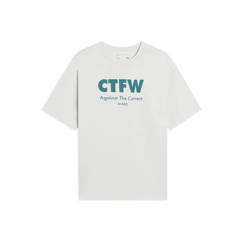 LINING CF T Shirts Unisex Water Mist Gray-0