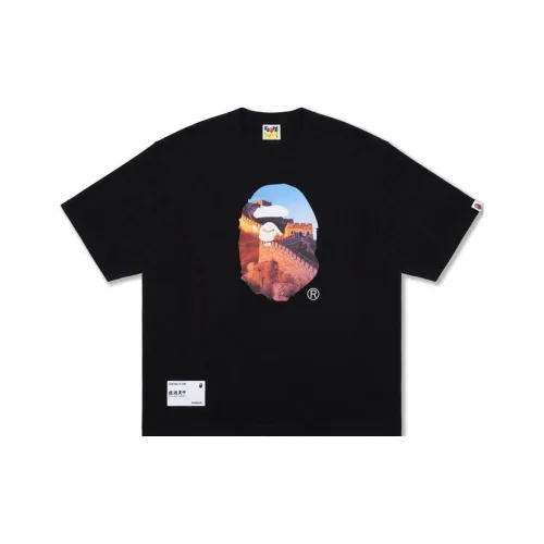 A BATHING APE Bape Ape World Series SS23 Drop Shoulder Sleeve T Shirt Men's