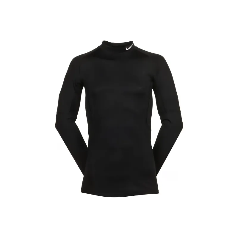 Nike Pro Men's Dri FIT Fitness Mock Neck Long Sleeve Top-0
