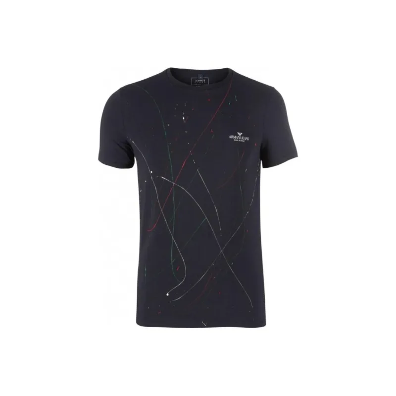 ARMANI JEANS T Shirts Men Black-0