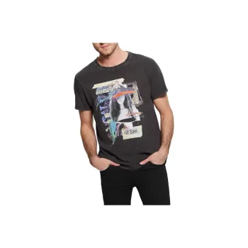 GUESS Graphic Tee T-Shirt Men's Black