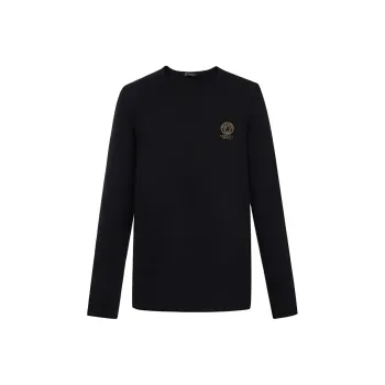 VERSACE Long Sleeved Crewneck T Shirt
