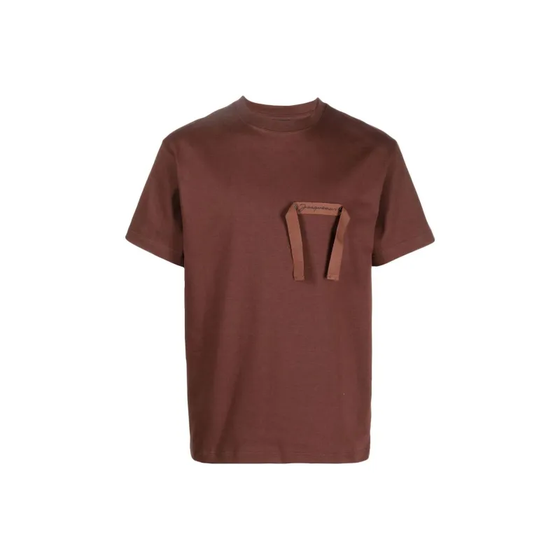 Jacquemus T-Shirts Men Brown-0
