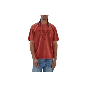 GUESS T-Shirts Men Red