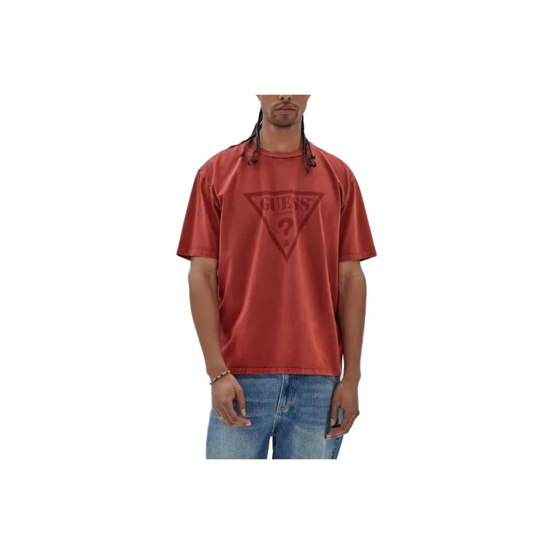 GUESS T-Shirts Men Red-0
