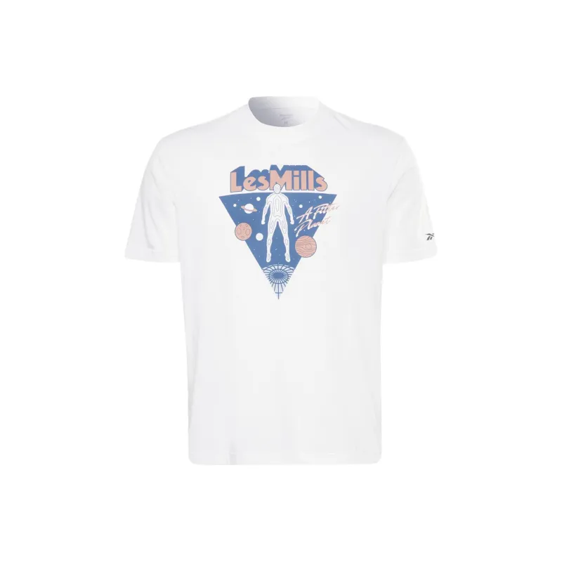 Reebok LM Oversize Graphic Tee T-Shirt Men's White-0