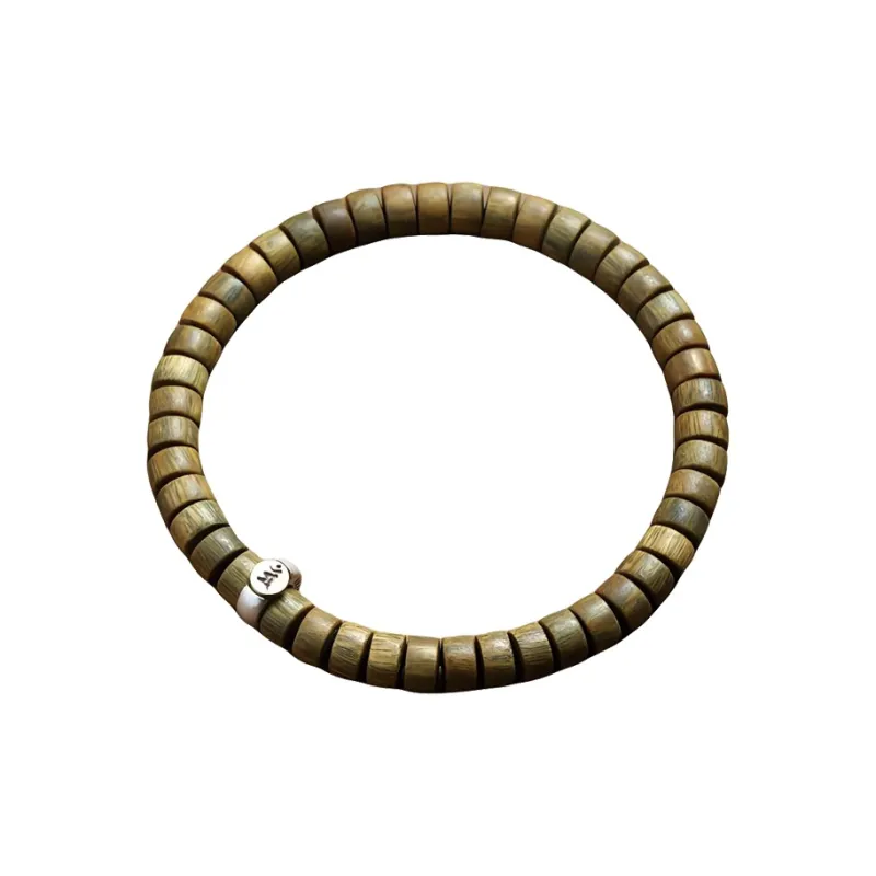 Yi Mingju Green Sandalwood Bracelets Unisex-2
