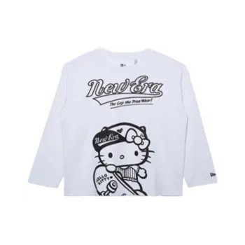New Era New Era X Hello Kitty Co brand T Shirt Unisex White