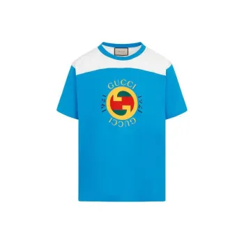 GUCCI T Shirts Men Light Blue