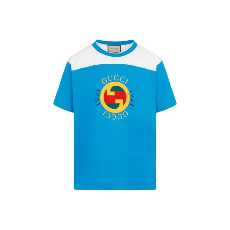 GUCCI T Shirts Men Light Blue-0