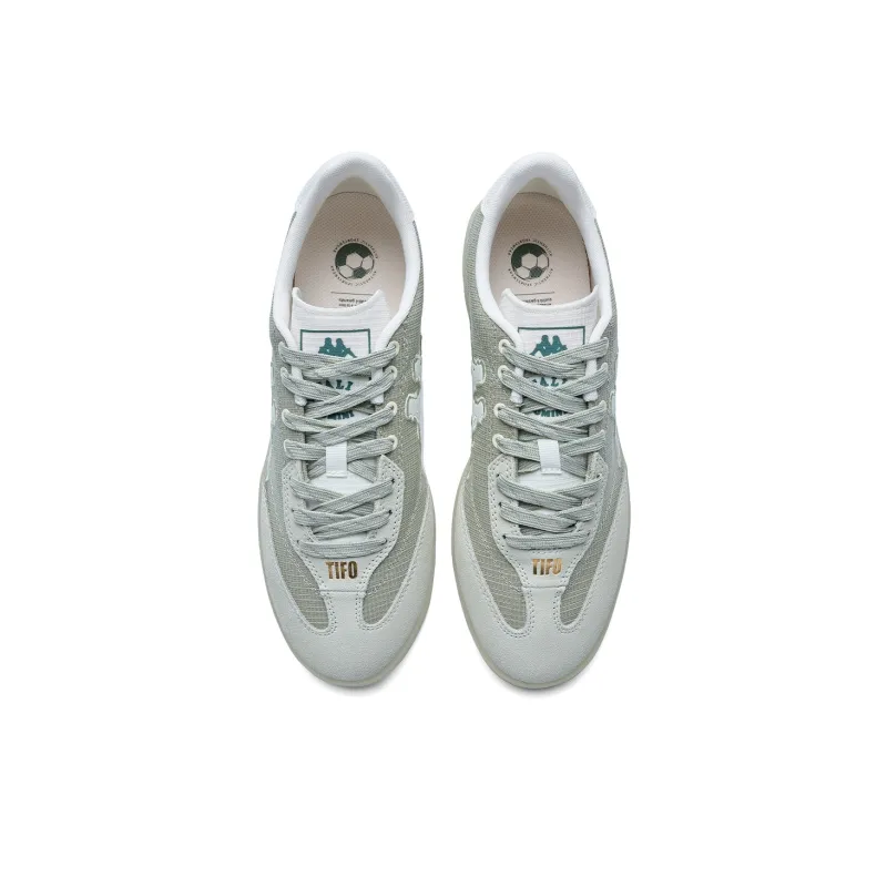 Kappa Tifo Anti Slip Wear Resistant Low Top Skateboard Shoes Unisex Green White-3