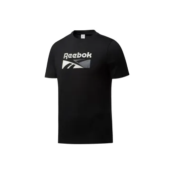 Reebok Cl V Split Vector Tee T-Shirt Unisex Black
