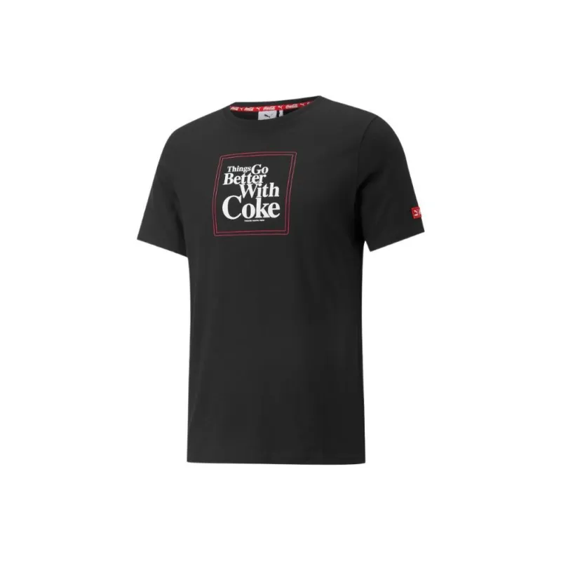 Coca cola X PUMA X Coca Cola T Shirts Men Black-0