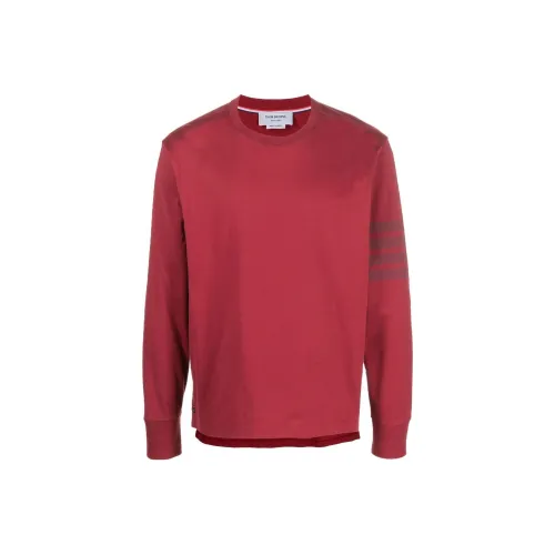 THOM BROWNE 4 Bar Stripe Long sleeve T shirt