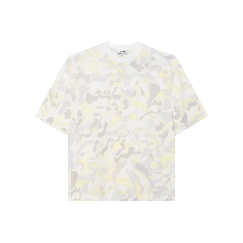 HERMES T Shirts Men Light Gray-0