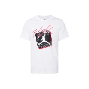Jordan Set in Sleeve T Shirt Men's White
