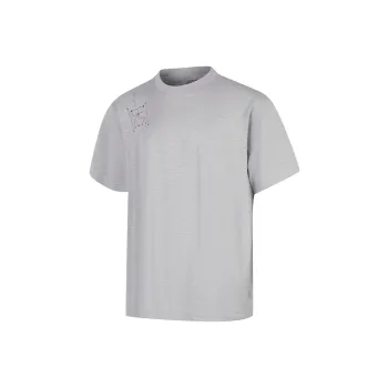 LiNing x CHENGLONG LIANMINGKUAN SS23 T Shirt Men's Gray