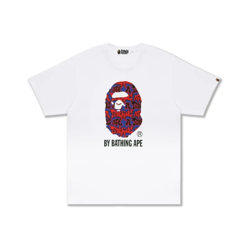 A BATHING APE Graffiti Pattern By Bathing Ape Tee-3