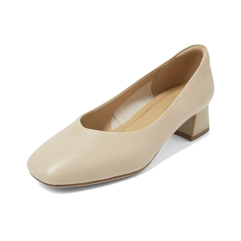 COMELY Chunky Heel High Heels 4cm Women's-11