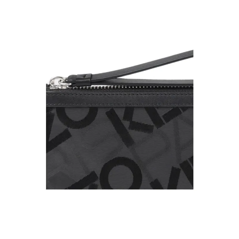 KENZO Polyester Clutch Tubas Unisex Black-4