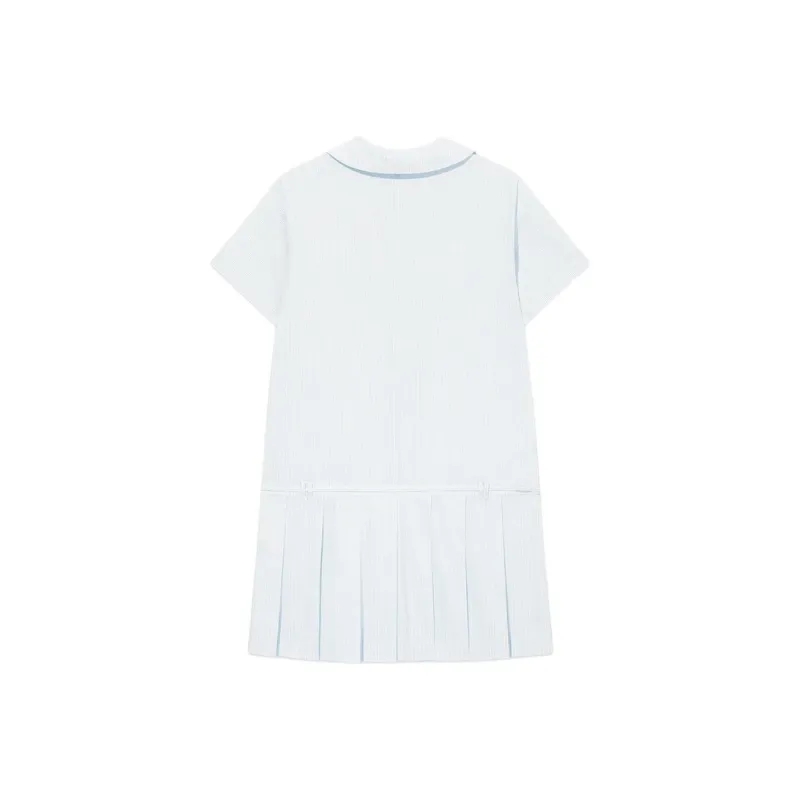 COVERNAT Short Sleeved Dresses Women's Sky Blue-1