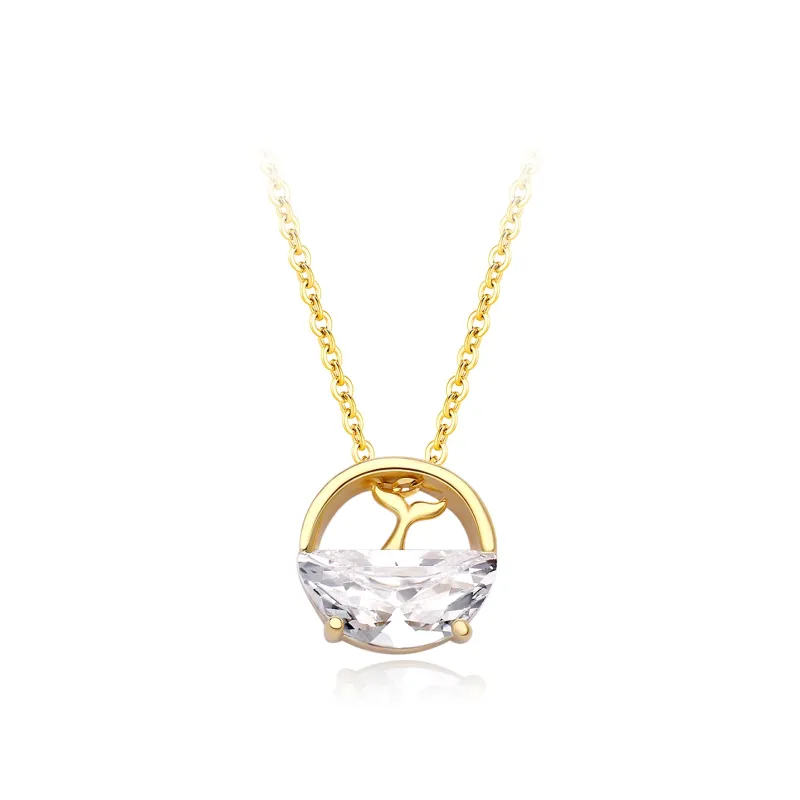 AGOVSKI S925 Silver Necklaces Women's-0