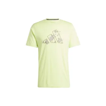Adidas Essential T Shirts Men Yellow