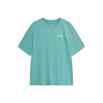 LiNing Sports Life Collection T Shirt Unisex French Emerald Green