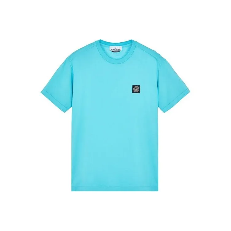 STONE ISLAND T Shirts Men Royal Blue-0