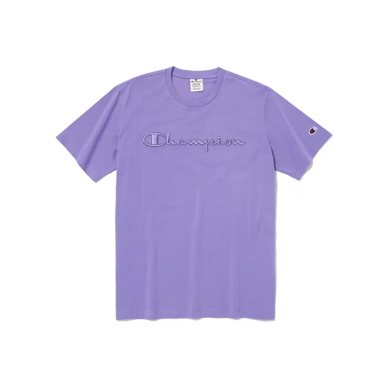 Champion T-Shirt Unisex Light Purple-0