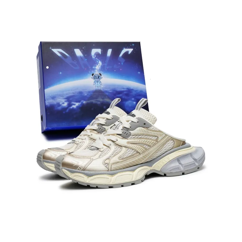 BASLS Bashe Series Mules Breathable Height Increasing Low Top Chunky Sneakers Unisex-0