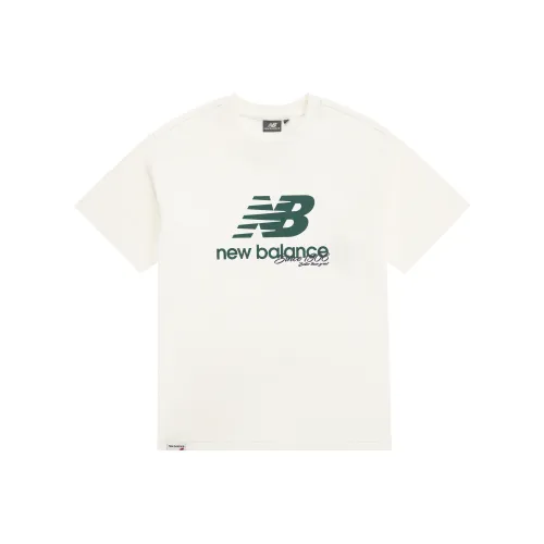 New Balance T Shirt Men's Ivory White