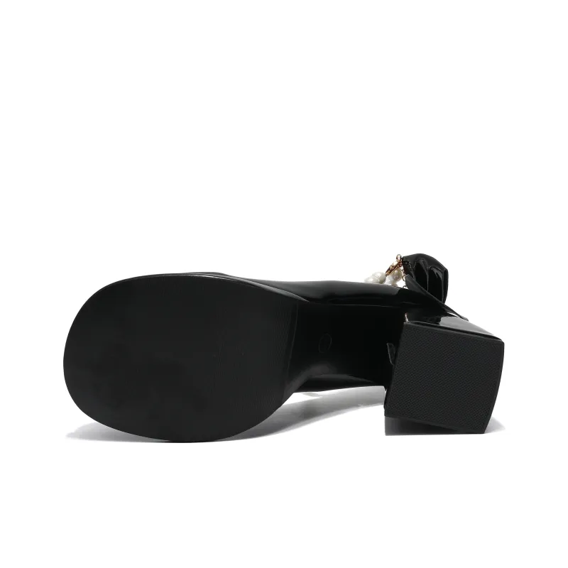 Be Good Chunky Heel High Heels 9cm Women's Gift Box Set-15