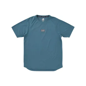New Balance T Shirts Men Turquoise