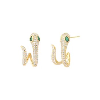 BING STUDIO 925 Silver Needles Stud Earrings Women's