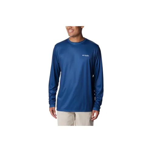 Columbia PFG Terminal Tackle™ Tarpon Rise T-Shirt Men's Dark Blue