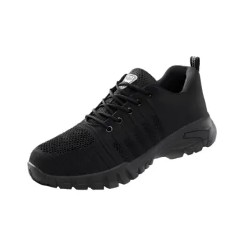 GUYISA Non slip, Wear resistant, Impact resistant Low Top Casual Shoes Unisex Black