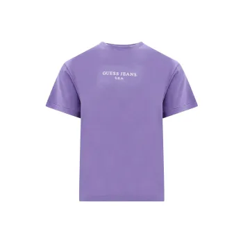 GUESS T-Shirts Men Purple